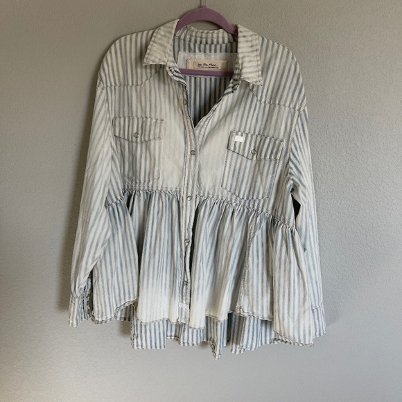 Free people Tops - Free people button up shirt XL